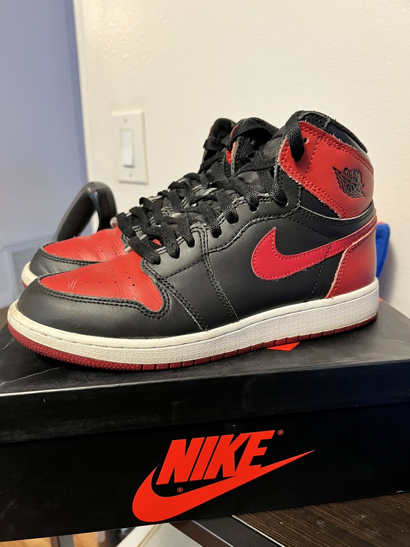 Air Jordan 1 Bred 7y Used