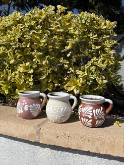 tazas de barro 