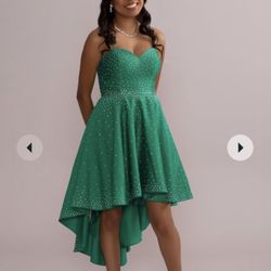 Embellished Quince Gown