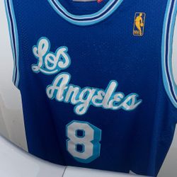 Kobe Bryant Jersey #8 Los Angeles Throwback Jersey Lakers Men's Blue