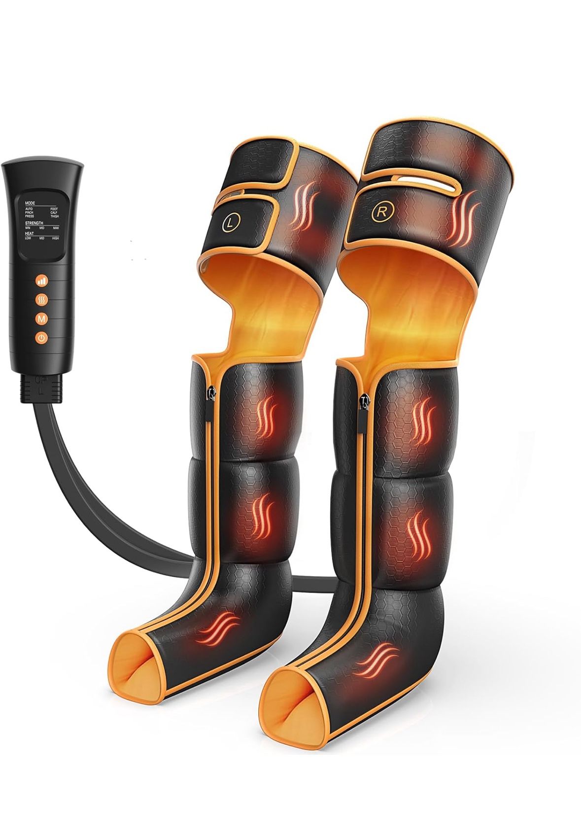 ITCPRL Model FE-7212 Air Compression Leg Massager 3 Heat 6 Massage Settings