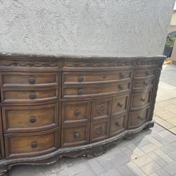 Vintage Top Marble Drawer Dresser 