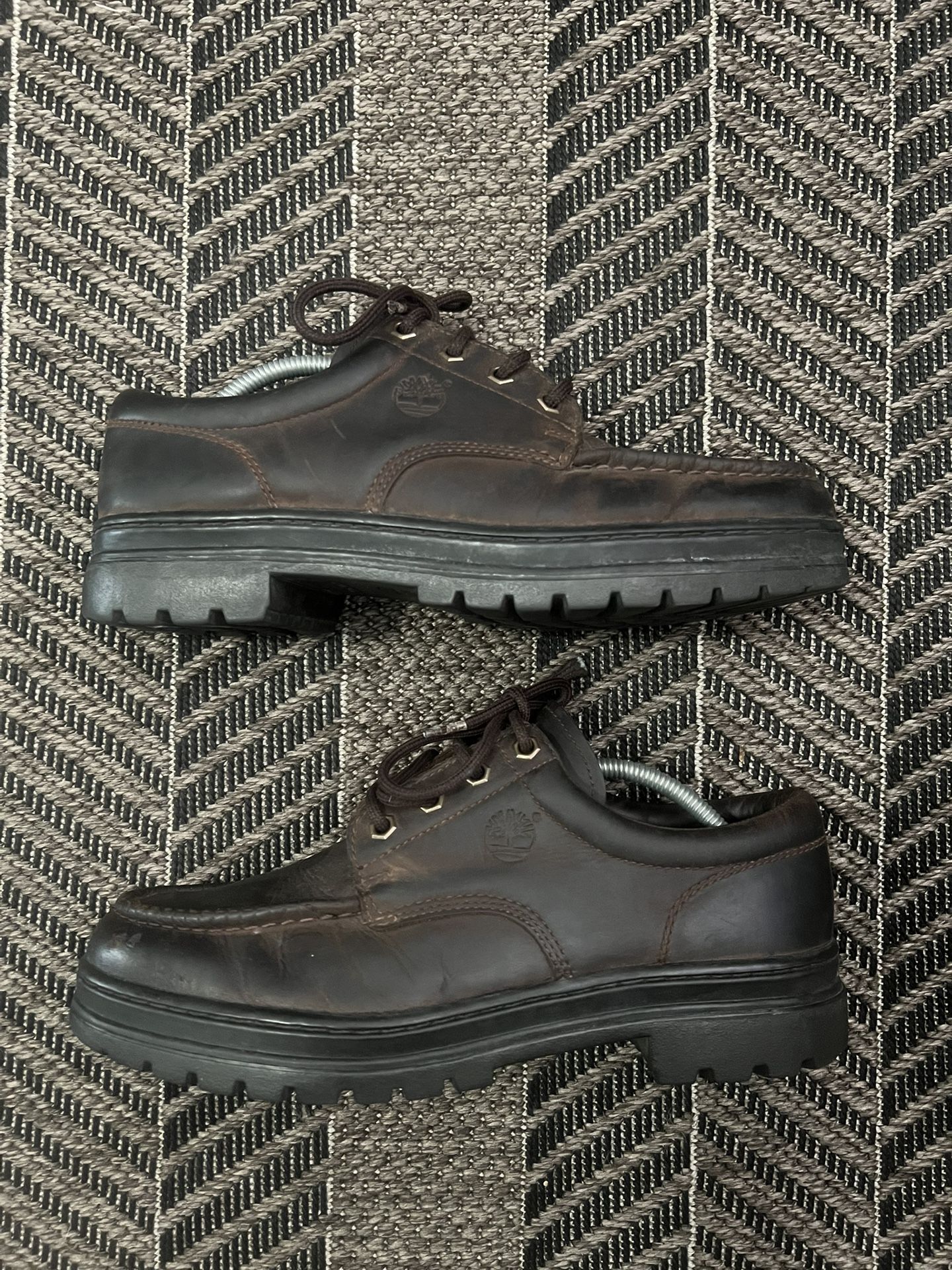 Timberland Men's Brown Leather Boots Size 11.5M