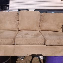 Suede Couches 
