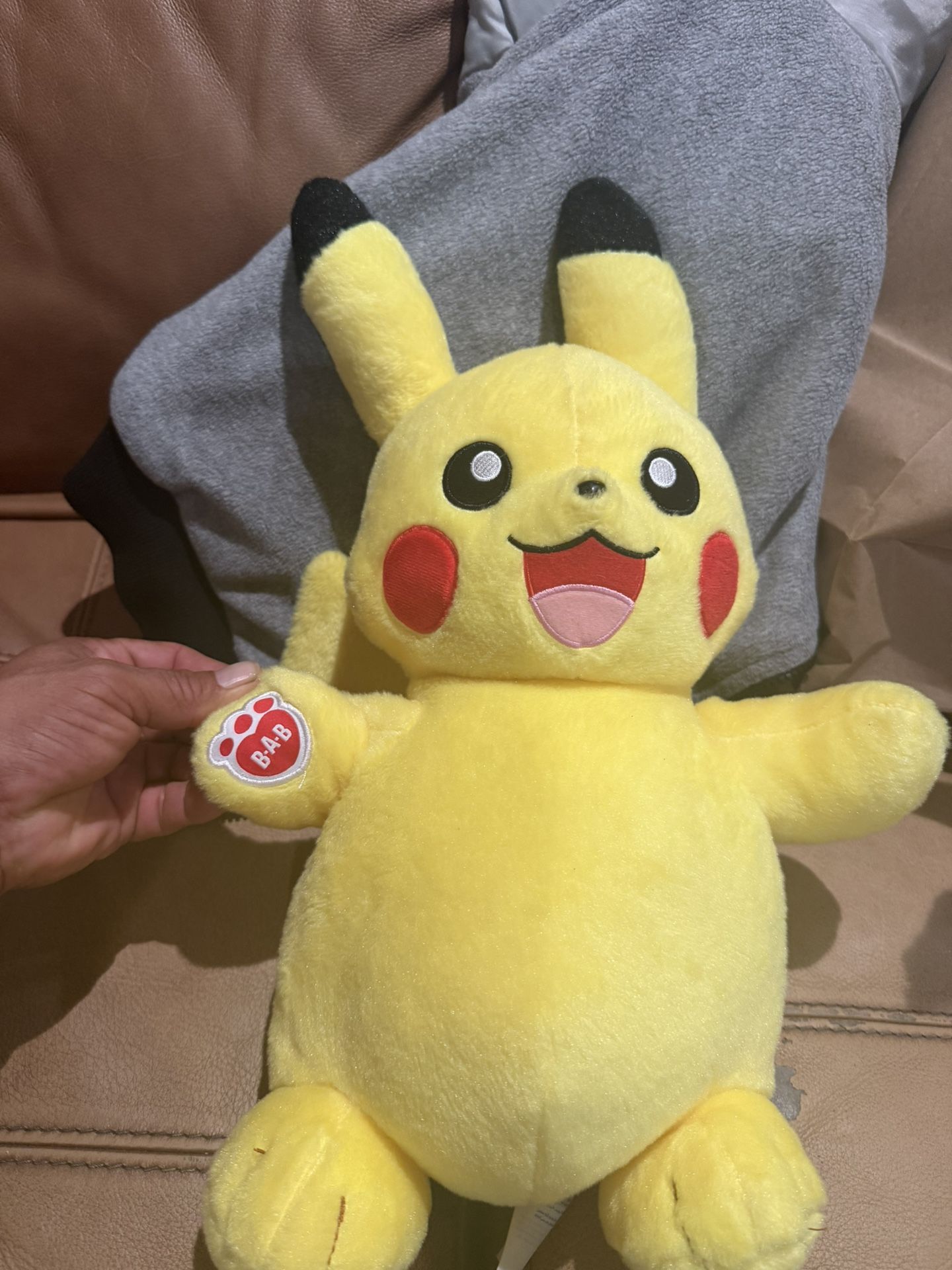 Pokemon Pikachu Build a Bear 18" Stuffed Plush Toy, BAB Plush Authentic Workshop