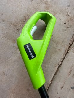 Greenworks electric weed eater