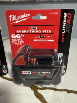 Milwaukee M18 5.0 Batteries