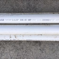 PVC Irrigation Line 10ft Long 