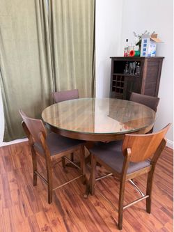 Dining table and chairs