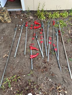 Assorted Pipe Clamps (heavy duty)