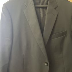 Black New 100 Wool 42R