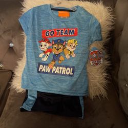 Paw Patrol Size Two Piece Size 3t