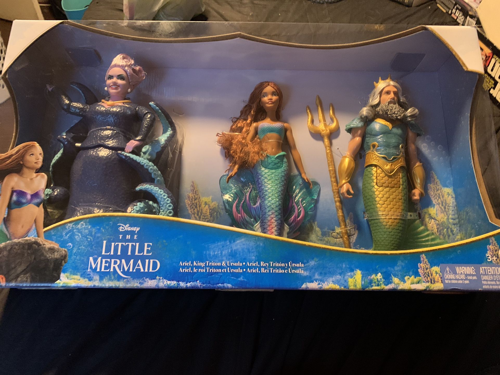 Disney The Little Mermaid Ariel- King Triton- Ursula