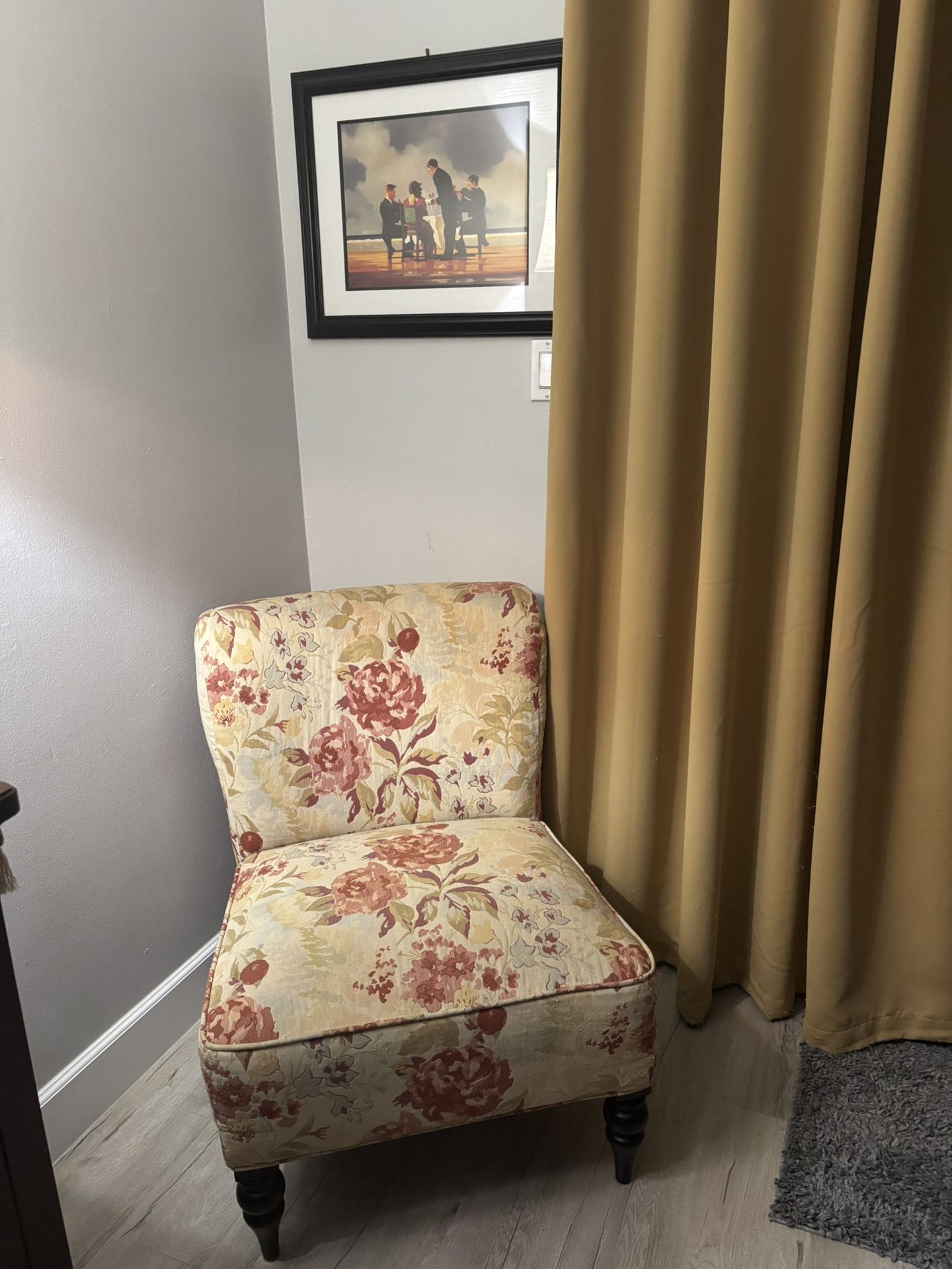 Beautiful Floral Accent Chair