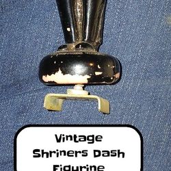 Vintage Shriners Car Dash Figurine 