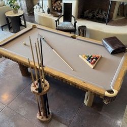 8’ Drawknife Alpine Madison Pool Table - Delivered & Installed