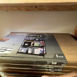 HDX 48x72x24 Medium Duty 5-Shelf Storage Unit (New)