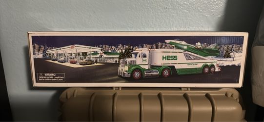 Hess Toy Truck and Airplane in Box