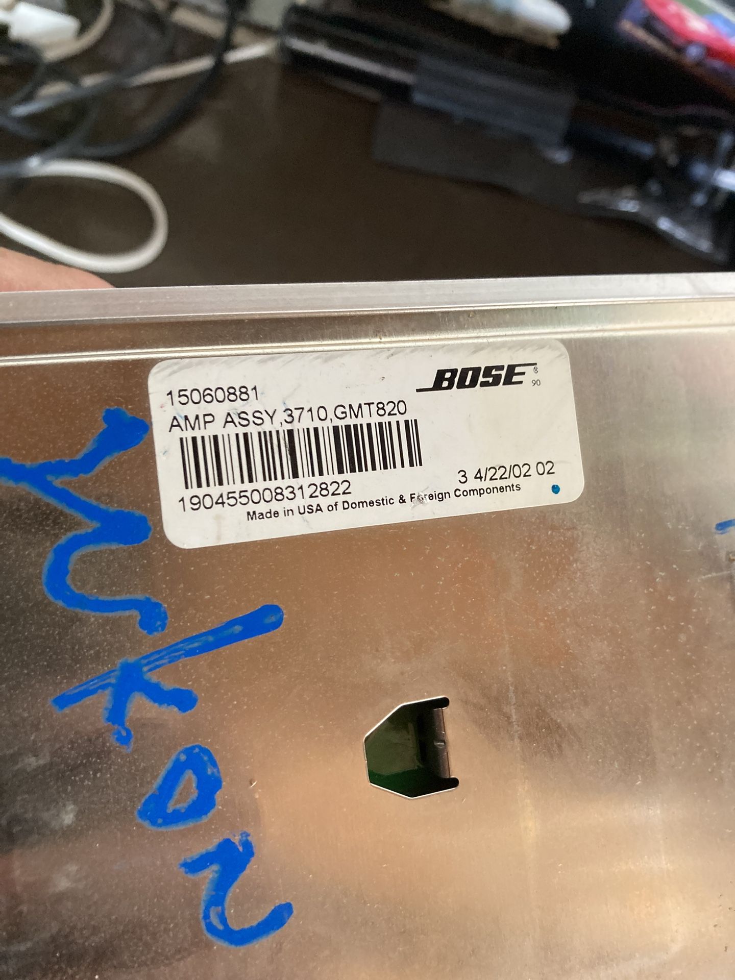 Bose Amplifier-Yukon/Escalade 2000-2006