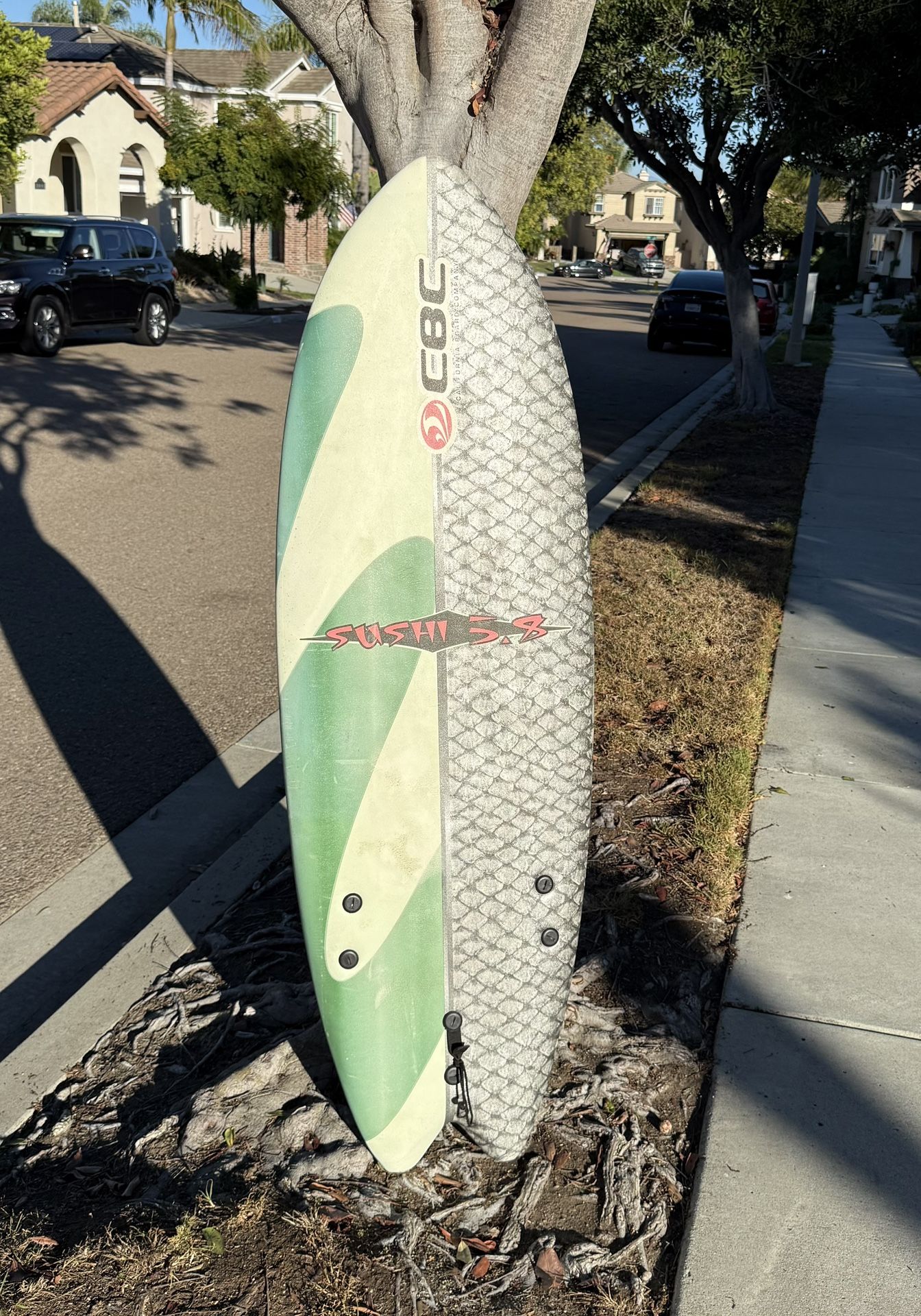 5’8” Sushi Surfboard Fish Foamie Shortboard