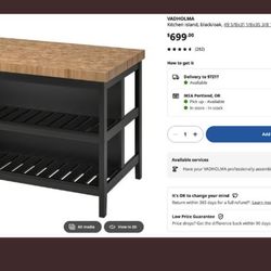 IKEA Vadholma Kitchen Island