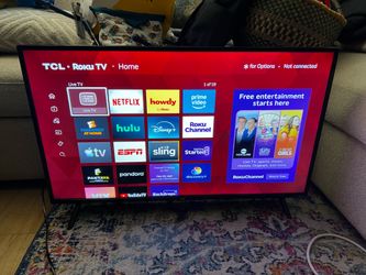 40” TCL Smart Roku TV
