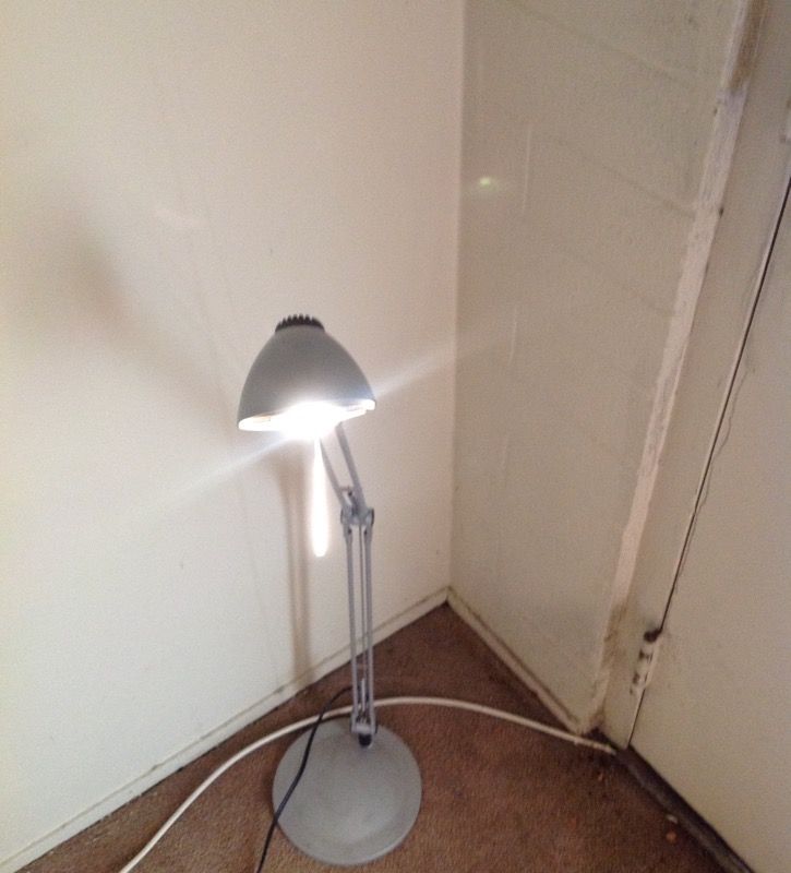 Engineer adj power floor lamp