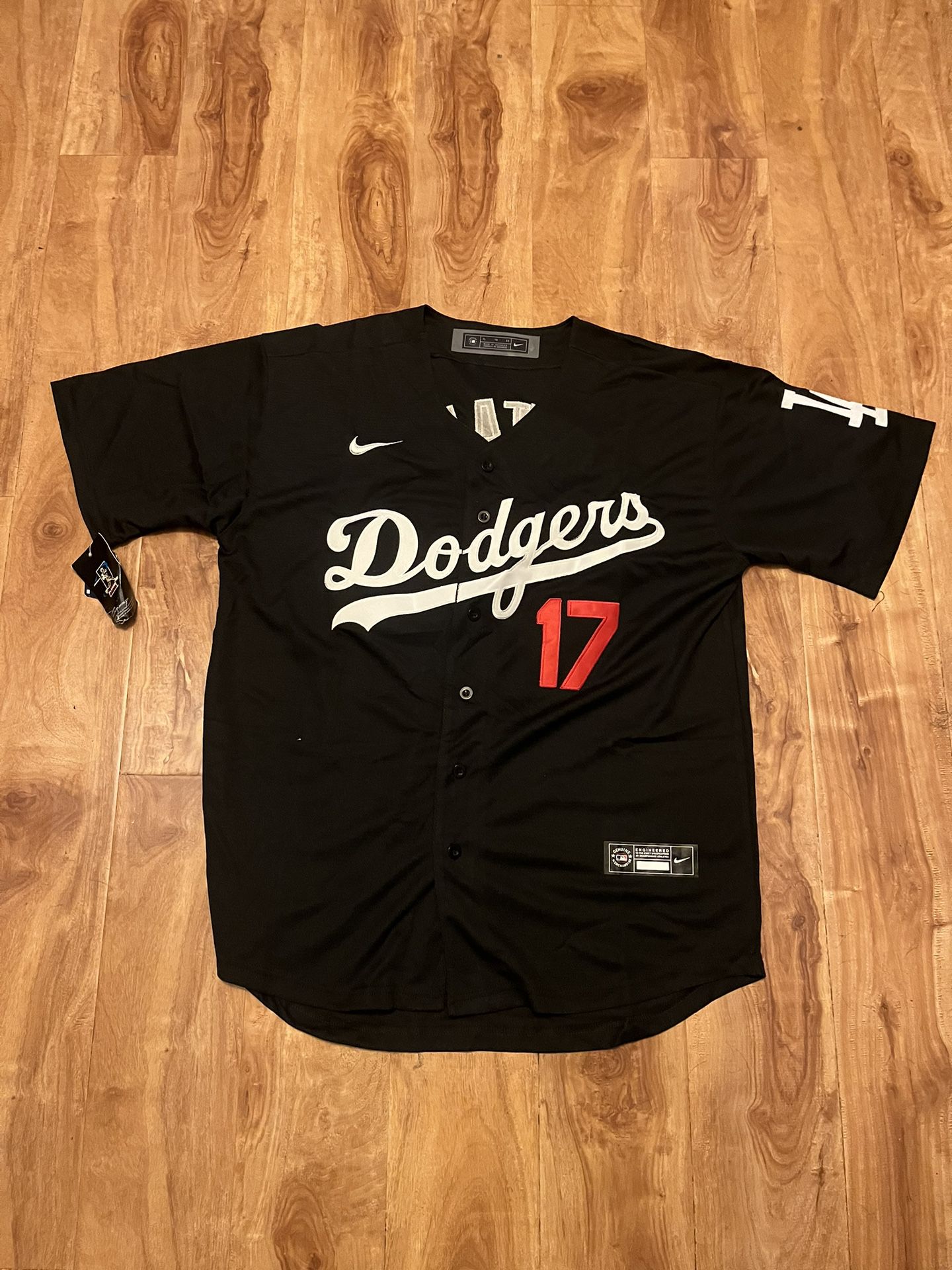 Dodgers Ohtani #17 Jersey Black
