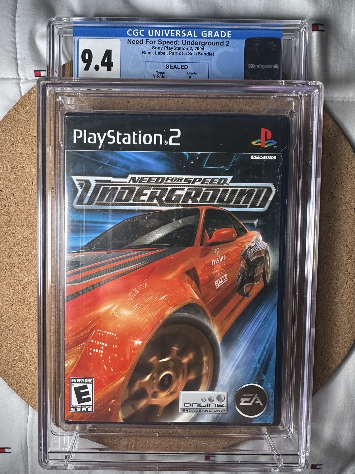 Need for Speed: Underground 9.4 A ( CGC Playstation 2 PS2 New Sealed)