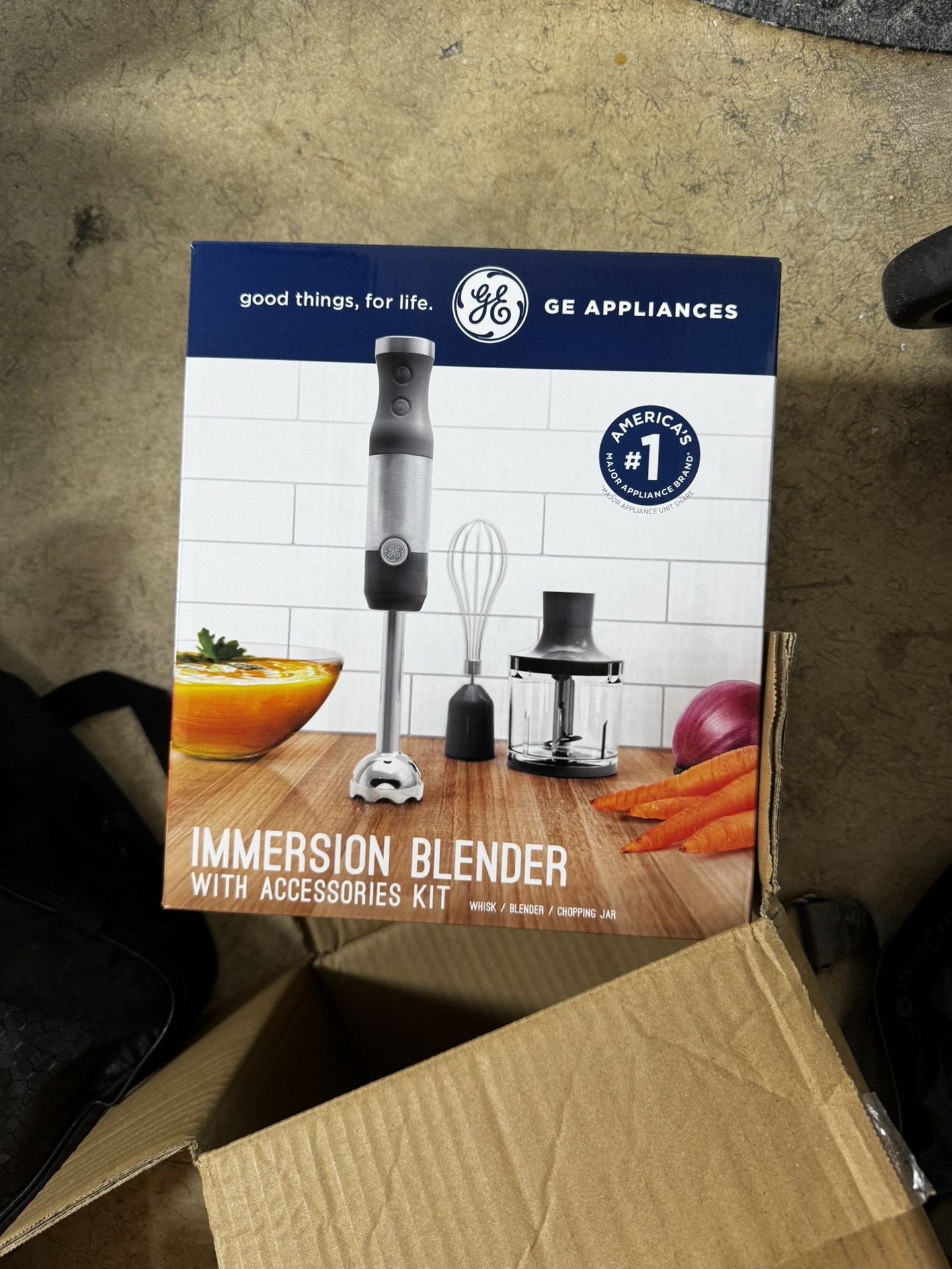 GE Immersion Blender with Accessories