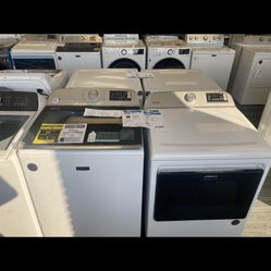 Maytag Washer And Dryer Set (Warranty Included)