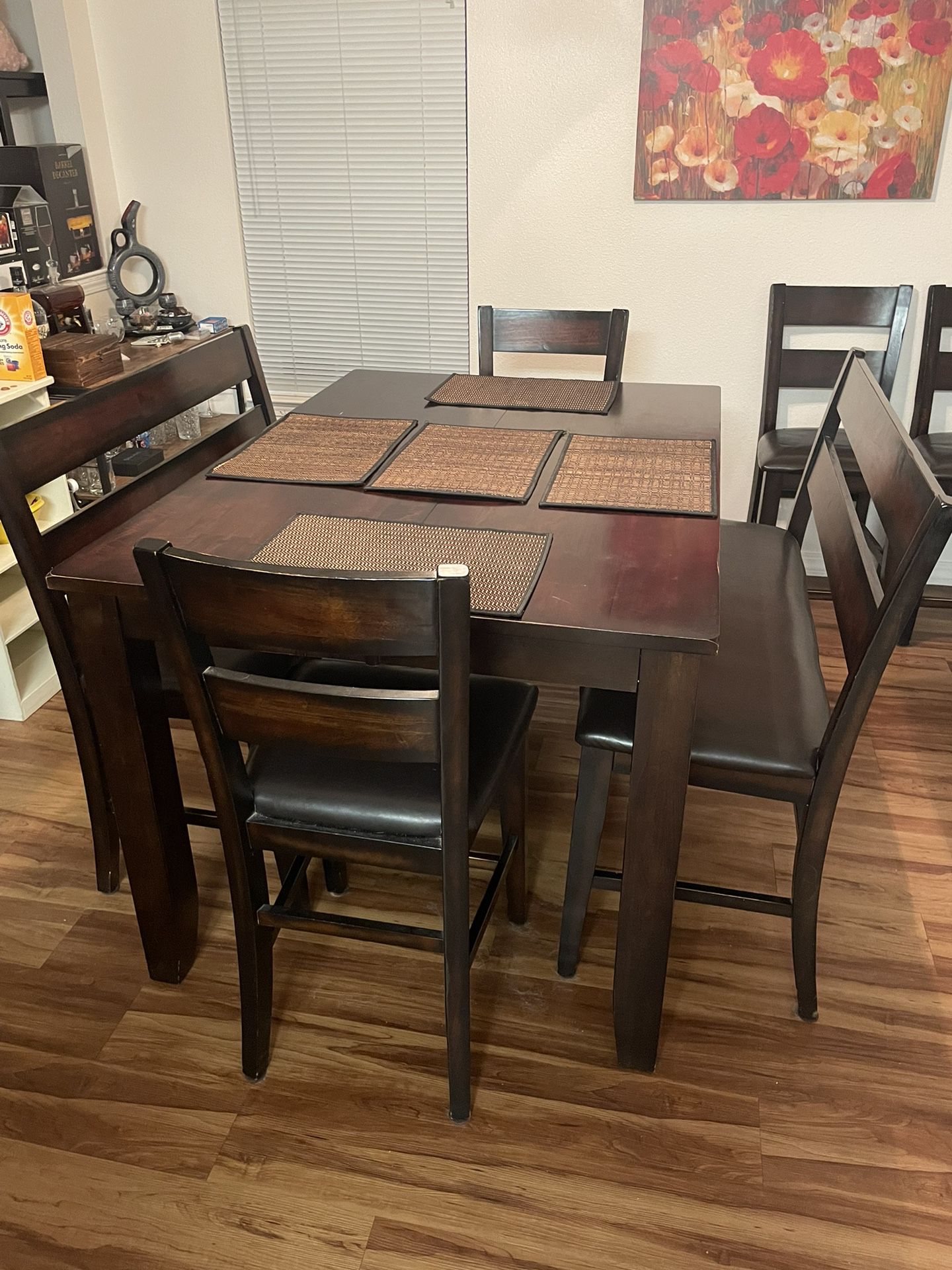 Solid Cherry Wood Kitchen Table
