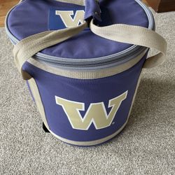 NCAA WA State Huskies Purple Rawlings Cold Cooler Baseball Bucket Bag
