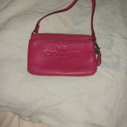 Coach Double-spaced Wristlet 