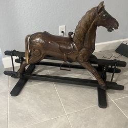 Victorian rocking racehorse