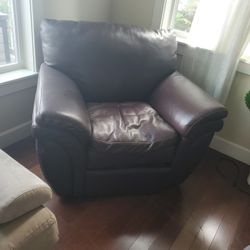 Leather Lazyboy Recling Chair 