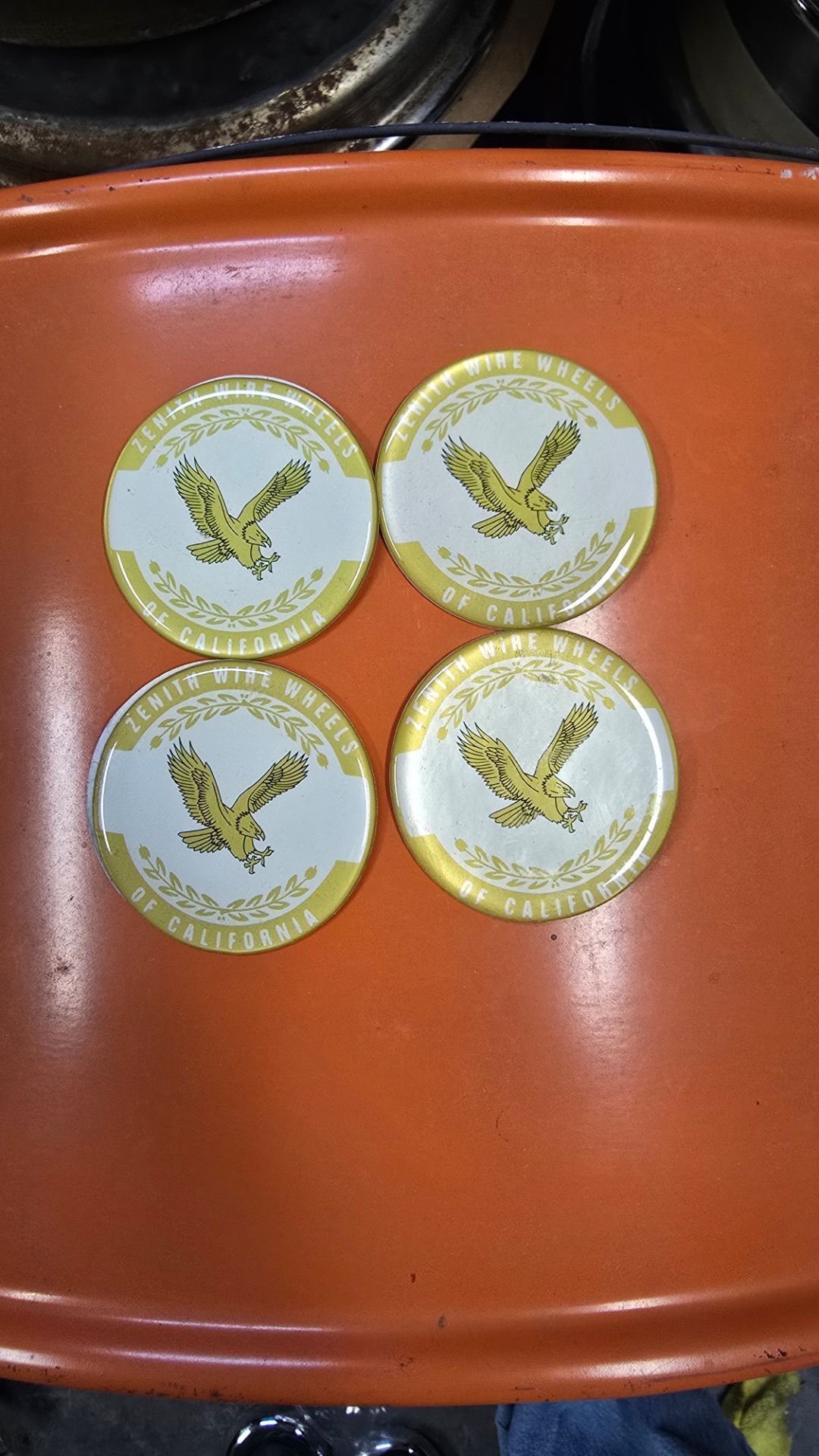 Zenith wire wheels Knockoffs center chips $ trade Daytons Knockoffs chips Roadster Knockoffs chips Roadstar Knockoffs caps tru spoke Knockoffs tru Cla