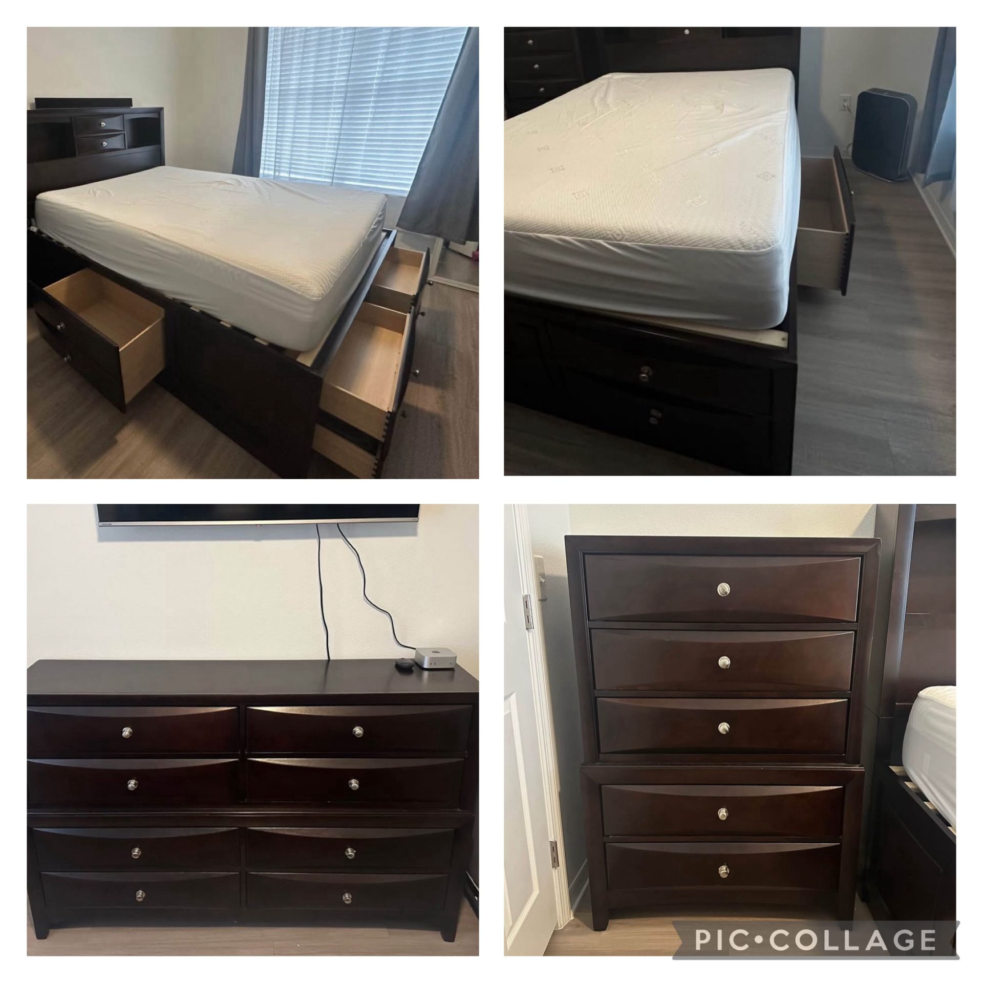 Cherrywood 3 Piece Queen Bedroom set