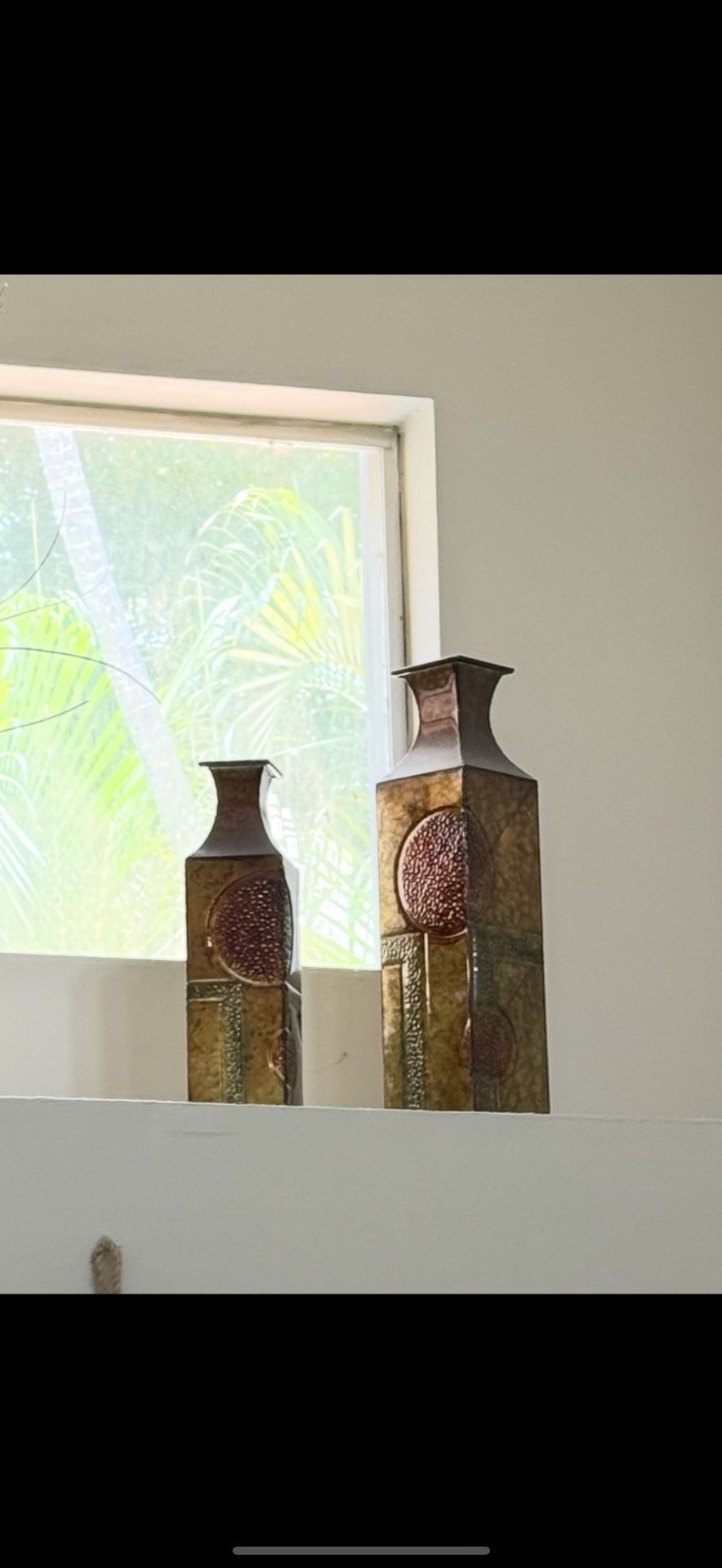 Metal Decor Vases