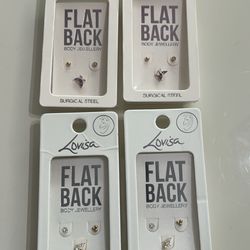 Lovisa Flat Back Earrings/ Body Jewelry 