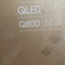 SAMSUNG 55-Inch Class QLED 4K Q80D Series Quantum HDR+ Smart TV w/Dolby Atmos, Object Tracking Sound Lite, Direct Full Array, Motion Xcelerator, Alexa