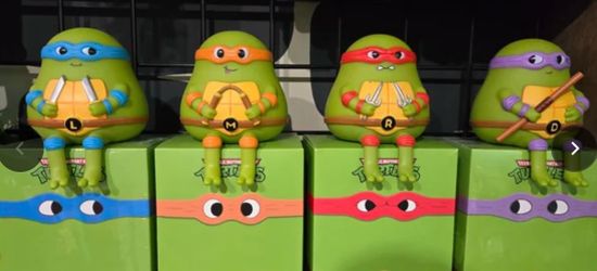 Turtle nuggies Teenage Mutant Ninja Turtles Figure Set of 4