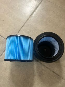 Wet/Dry Vacuum Pleated Cartridge Filters – Set of 2