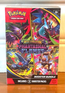 Pokemon Cards: Mega Evolution - Phantasmal Flames Booster Bundle