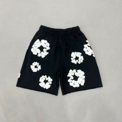 Denim tear shorts