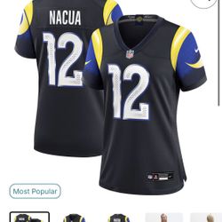 Puka Nacua Rams jersey