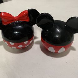 Mickey Minnie Salt Pepper Shakers 