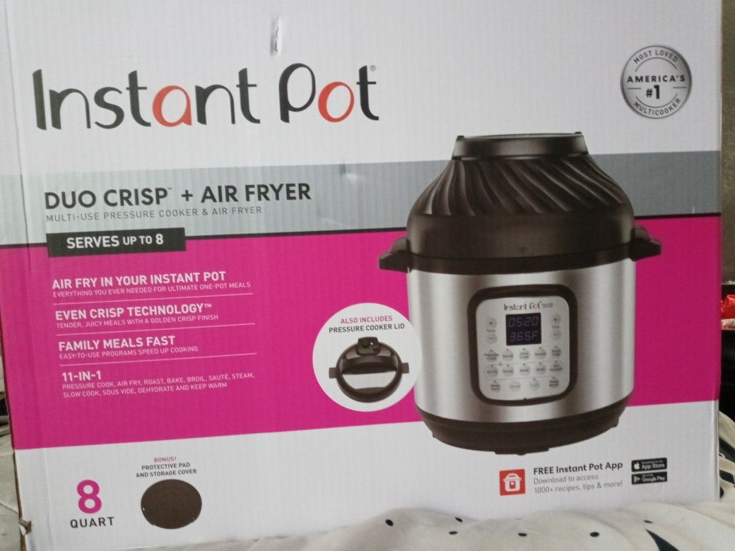 Instant Pot Duo Crisp + Air Fryer 11in1 8qt