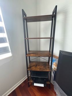Industrial Bookshelf / Storage Shelf – $25