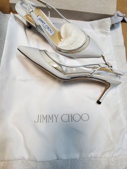 JIMMY CHOO WHITE PUMPS NIB